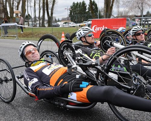 31.03.2018 - 1. EHC Handbike Rennen in Rosenau (F)