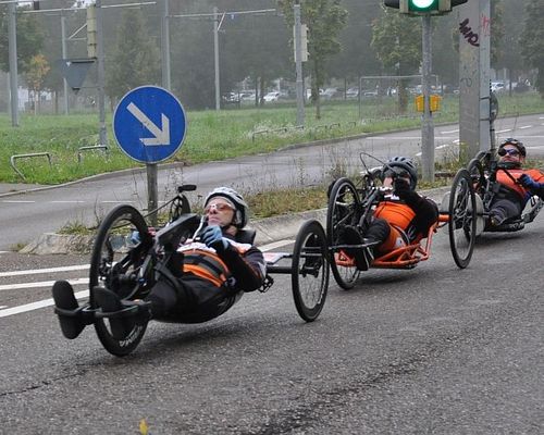 Handbike Halbmarathon in Ulm am 28.09.2025